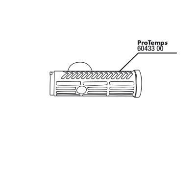 JBL ProTemp S Protect, middle long+suction cup - Защитный кожух д/нагр ProTemp, ср дл часть